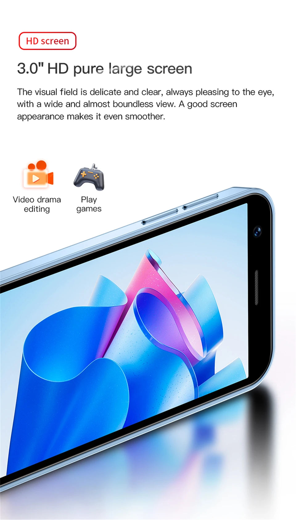 SOYES XS16 Americas Version 4G Network 3.0" Mini Smartphone 3GB RAM 64GB ROM Android 10.0 WIFI Bluetooth GPS Small Phone