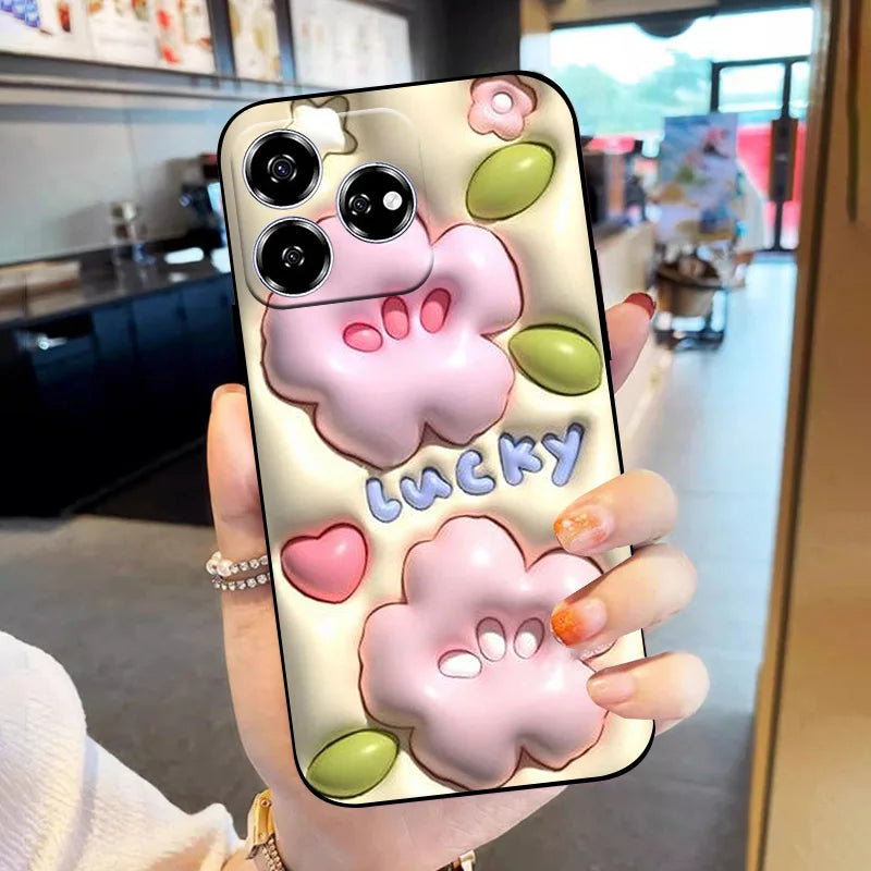 For ZTE Blade V60 Phone Case Axon60 Fashion Back Cover For ZTE Nubia V60 Soft Silicone TPU Case Axon 60 Z2356 Shockproof Capa