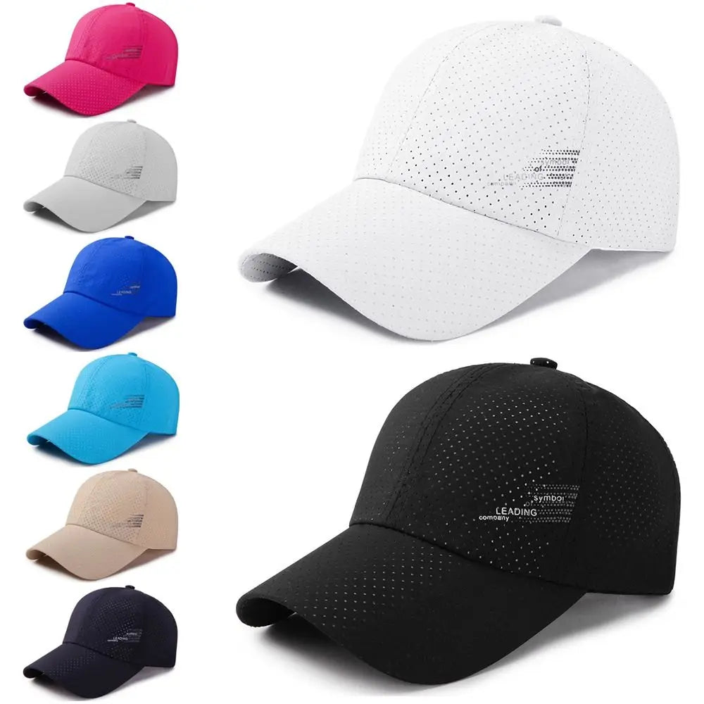 Fashion Breathable Adjustable Quick-drying Baseball Caps Baseball Hats Sunscreen Hats Golf Fishing Cap