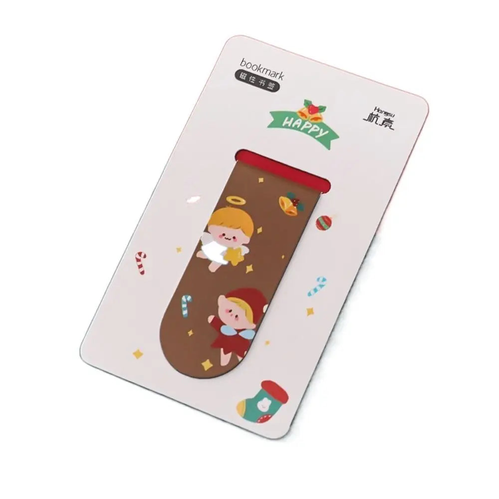 Office Supplies Gifts For Teacher Student Stationery Reading Marker Magnetic Bookmarks Christmas Bookmarks Book Page Folder
