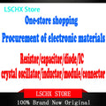 Electronic materials with IC resistor capacitor, diode LED Switch