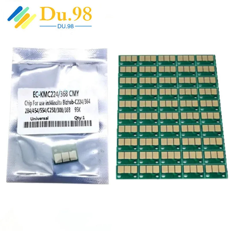 40PCS DR313 DR-313 DR 313 Drum Imaging unit chip for konica Minolta Bizhub C258 C308 C368 C458 C558 C658 IU Chip