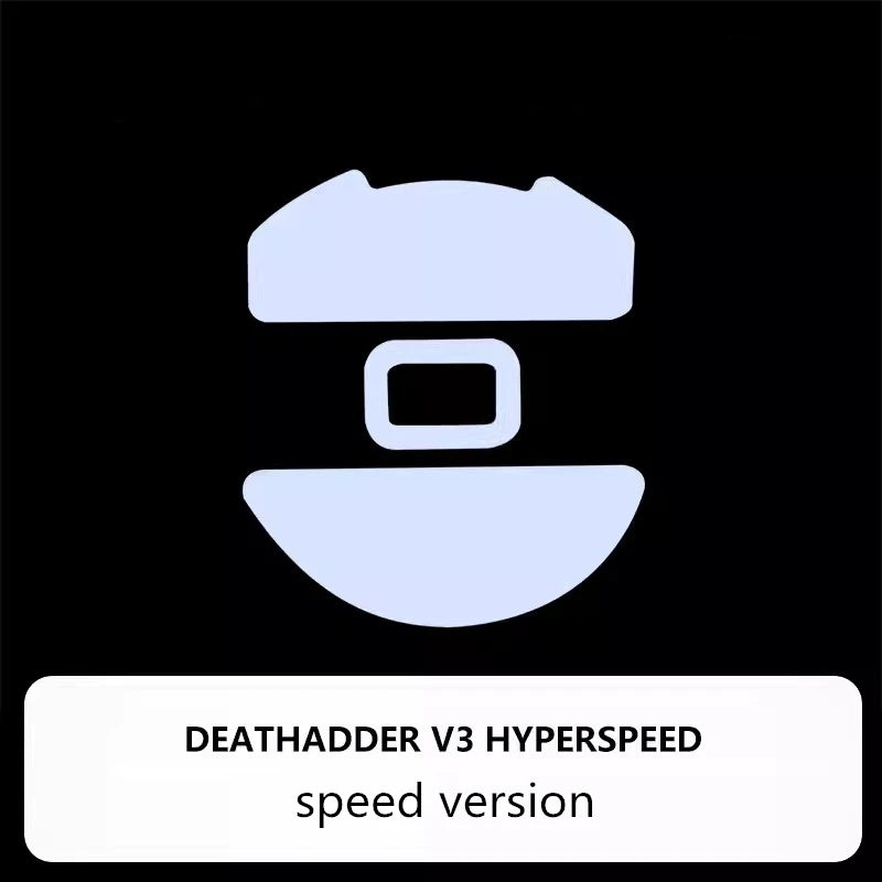 1 Set Ultraglide Mouse Skates For Razer Deathadder V3 Hyperspeed Brake Speed Mouse Feet ICE Version Mice Glides PTFE Feet