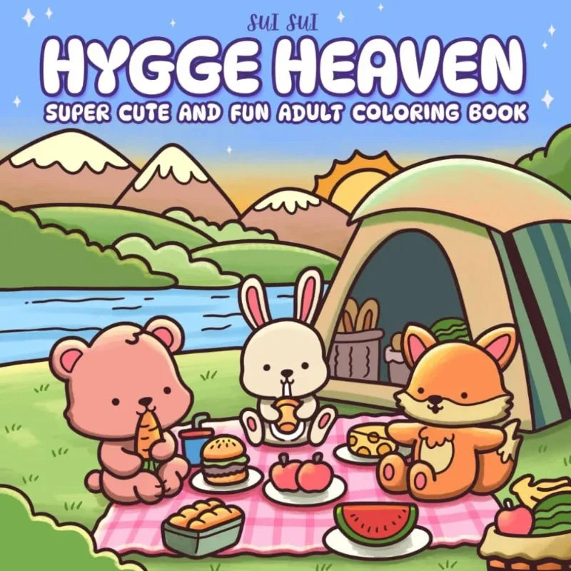 Best-selling cute coloring book for adults and teenagers, a comfortable and relaxing time coloring book