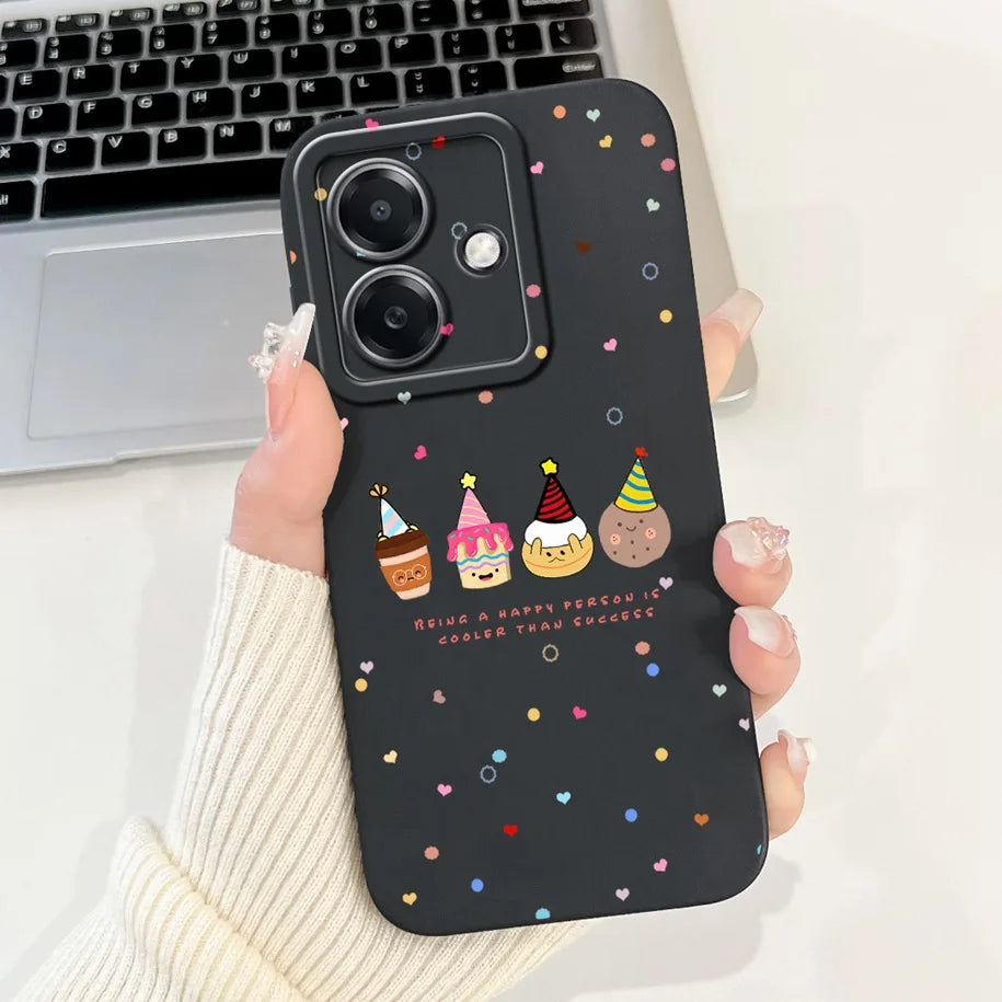 For Funda OPPO A3 A3x 4G Case 2024 Cute Panda Rabbit Soft Silicone Candy Painted Phone Covers For OPPO A40 5G OPPOA3 A 3x Bumper
