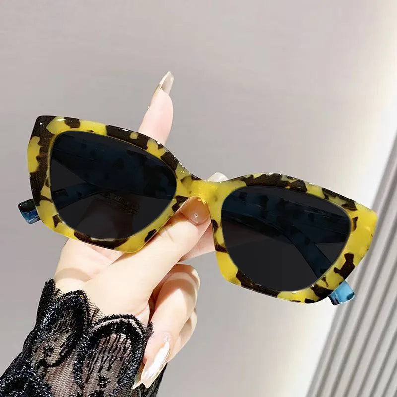 2026 New Myopia Sunglasses Unisex Fashionable Retro Leopard-Print Frames for Prescription Glasses Trendy Oversized Sunglasses