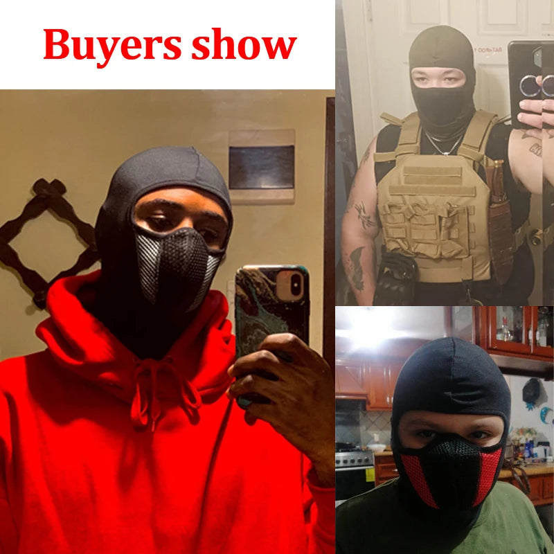 Summer Full Face Mask Hat Bicycle Motorcycle Balaclava for Men Women Sports Cycling Dustproof Windproof Mask Scarf Headgear