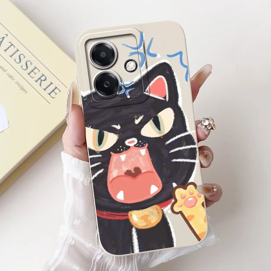 For Funda OPPO A3 A3x 4G Case 2024 Cute Panda Rabbit Soft Silicone Candy Painted Phone Covers For OPPO A40 5G OPPOA3 A 3x Bumper