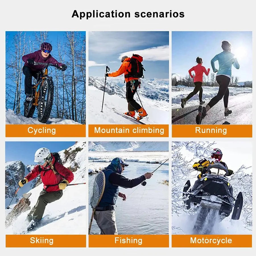 Mask Beanies Hat Men Full Face Cover Pullover Cap Winter Balaclava Knitted Hat Outdoor Cycling Motorcycle Ski Full Face Mask Hat