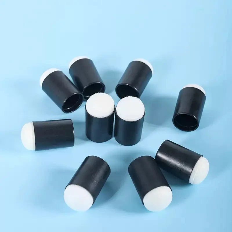 10Pcs Sponge Finger Cots for Coloring The Face and Painting Tools Children's DIY Handcrafted Painting Pressing Finger Cots