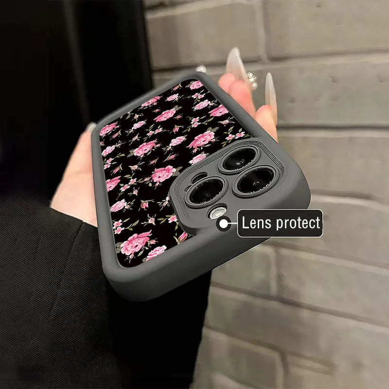 Soft Pale Little Flower Phone Case for Xiaomi Redmi Note 13 Pro Plus 5G 12S 11S 10S 9 10 11 12 Redmi 12C 13C 10C 12 4G Cover