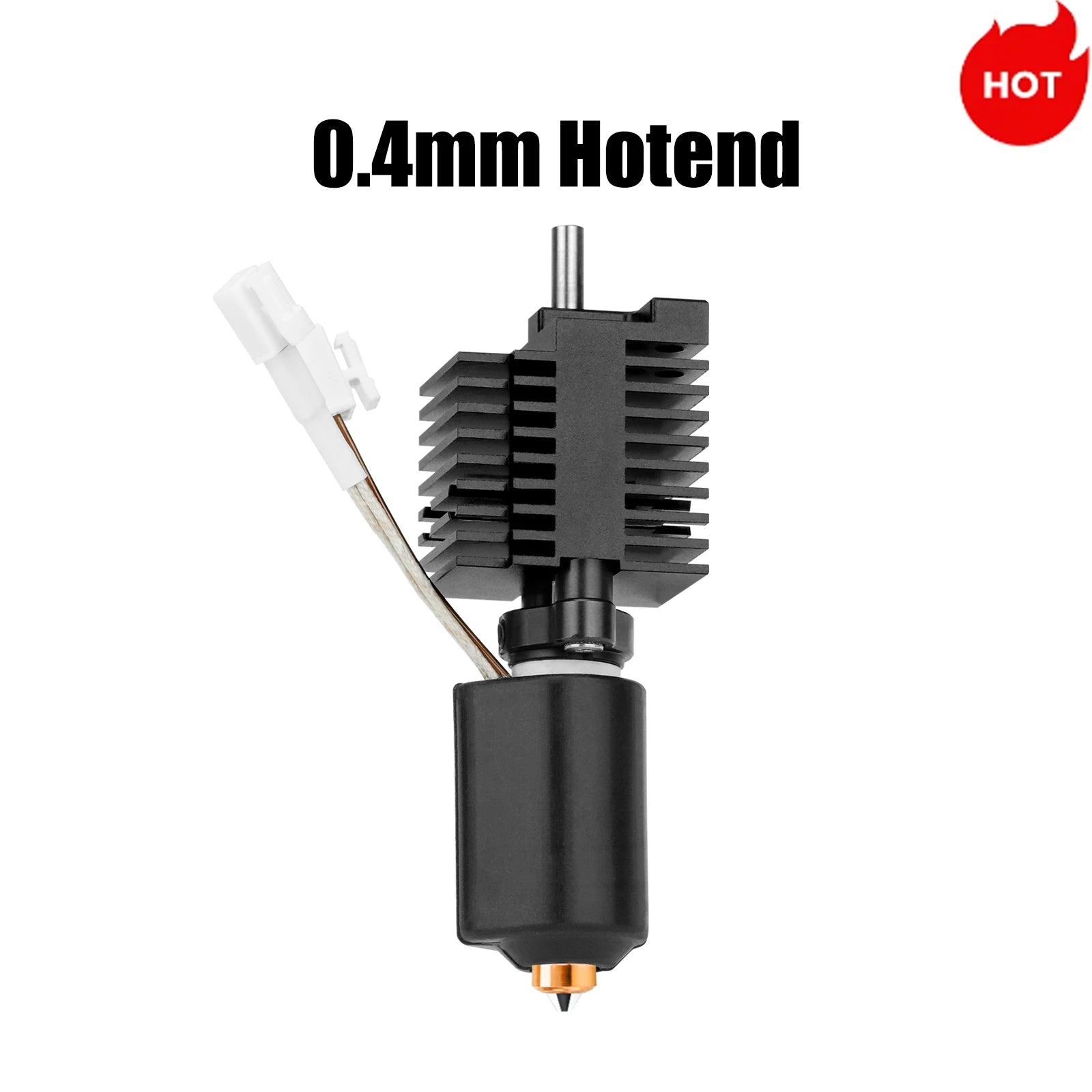 For Creality K2 Plus Hotend Ceramic Heating Block Kit 0.4mm All-metal Integrated Quick swap Nozzle 350°C for Creality K2P Combo