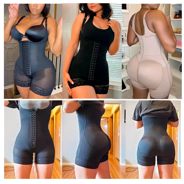 Abdomen Control Girdles Shapers Colombian Faja Body Slimming Corset Flat Tummy Sheath Carving Woman Suspenders Female Shapewear