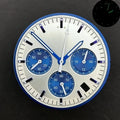 32.5mm VK63 dial C3 green Luminous Black white orange blue green watch dial replacement accessories watch parts accessory