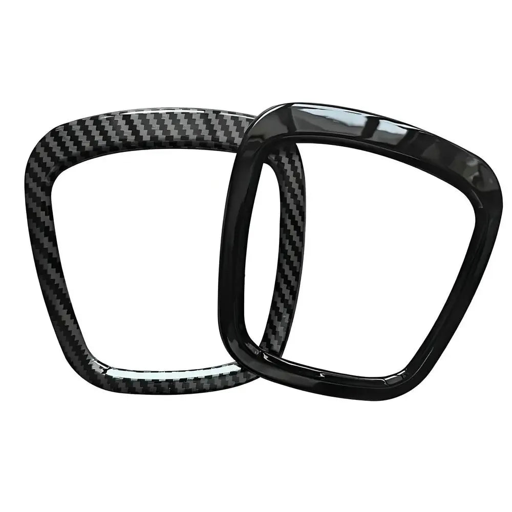 1Pcs For Audi A4 B6 B7 B8 A6 C6 A5 Q7 Q5 A3 8P S3 ABS Auto Steering Wheel Center Panel Logo Frame Decorative Circle