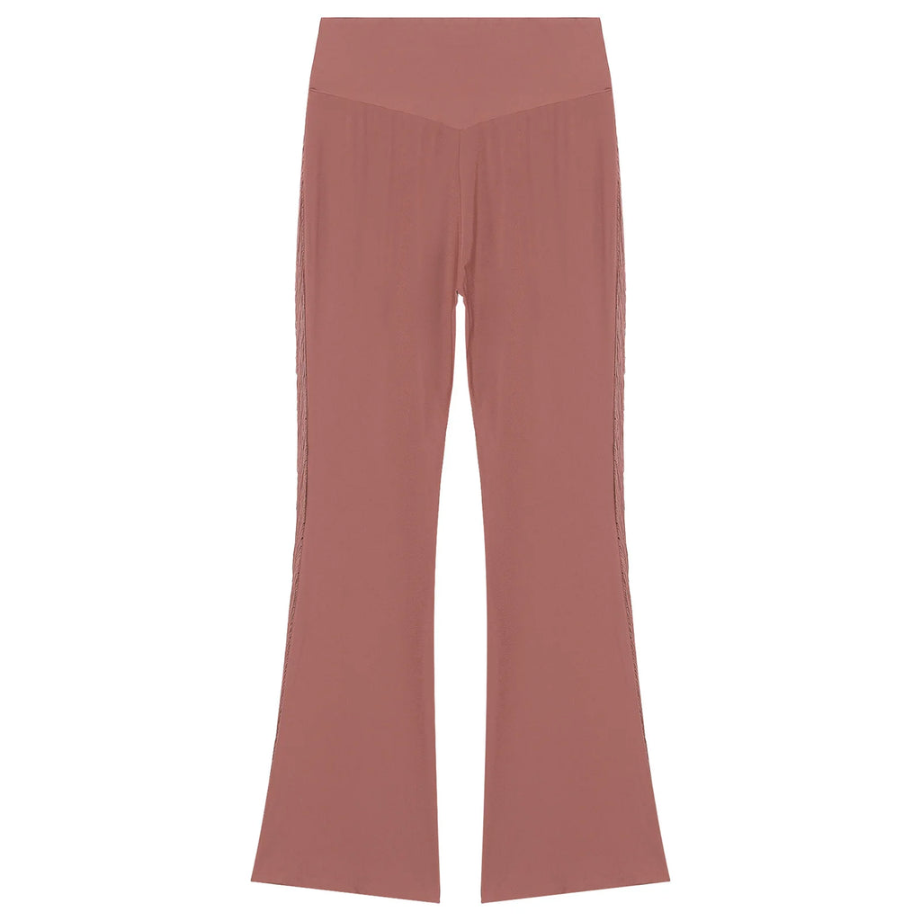 Mens Tassel Flared Pants Vintage Bell-Bottom High Waist Trousers for Jazz Latin Dance Stage Performance Club Disco Party Costume