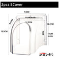 5YOA Durable Transparent Rain Cover For Access Control Attendance Machine Doorbell Switch Sunscreen Dustproof Waterproof Shell