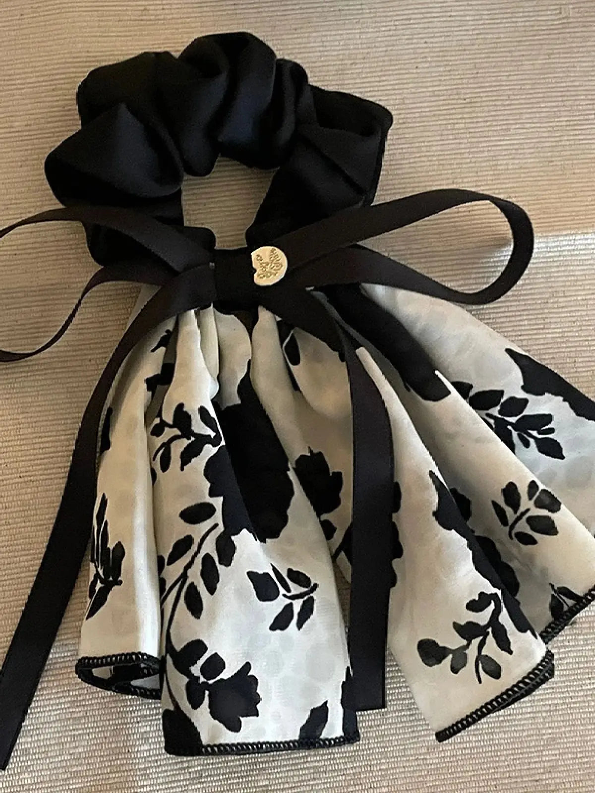 1PC Hair Accessories, New, Elegant, Flower, Flutter, Ribbon, Bow, Vintage, Large Intestine Hair Loop, Premium, Headpiece, Headba