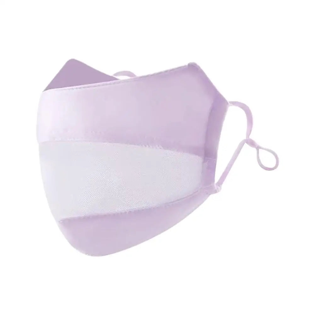 Summer Ice Silk Face Mask Women Cool Breathable Mesh Sunscreen Cover UV Shield for Outdoor Riding Driving Fishing Sport Masks