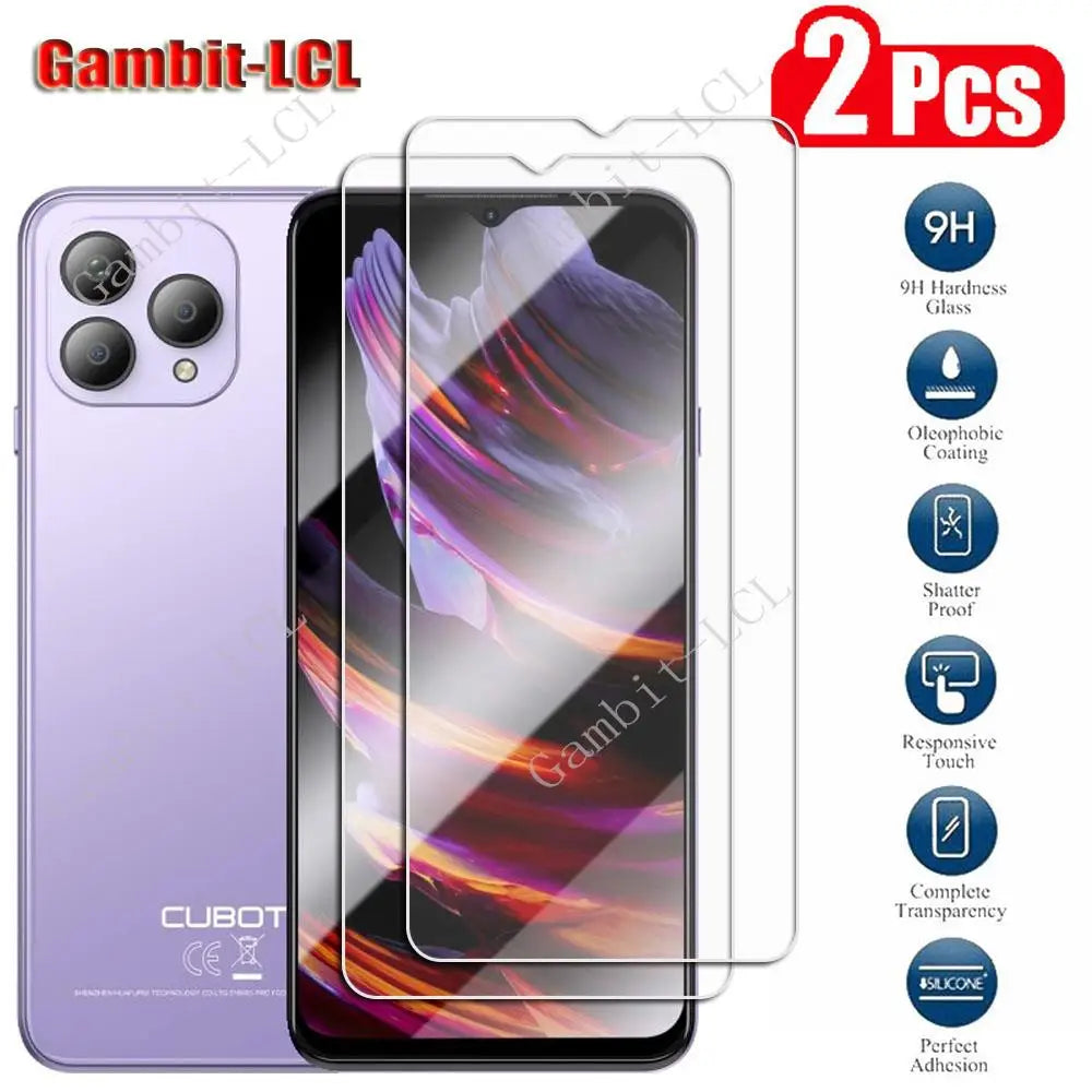 2PCS Original Tempered Glass For Cubot P80  6.53"  CubotP80 P 80 Screen Protective Protector Cover Film