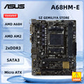 ASUS A68HM-E Motherboard Socket FM2 FM2+ AMD A68H 2×DDR3 PCI-E 3.0 USB3.0 Micro ATX support A8AD7600 Athlon X4 AD850X cpu