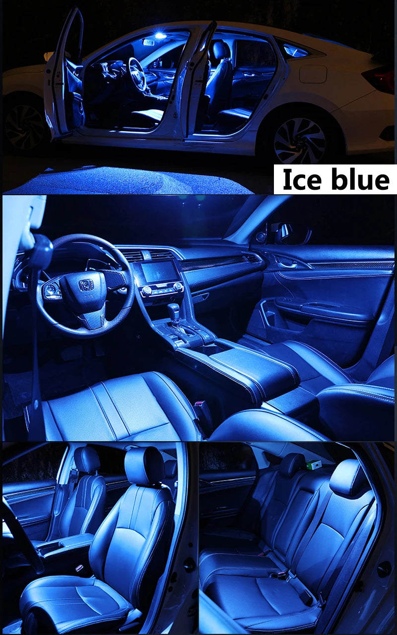 ZITWO LED Interior Light License Plate Lamp  Kit For Subaru XV Crosstrek 2013- 2017 2018 2019 2020 2021 2022 2023 Accessories