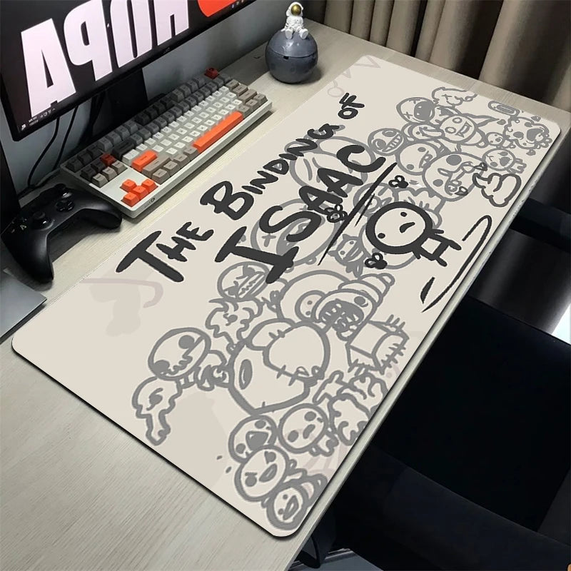 The Binding Of Isaac Xxl Mouse Pad Gamer Non-slip Mat Mausepad Computer Accessories Deskmat Gaming Keyboard Mousepad Mats Pc