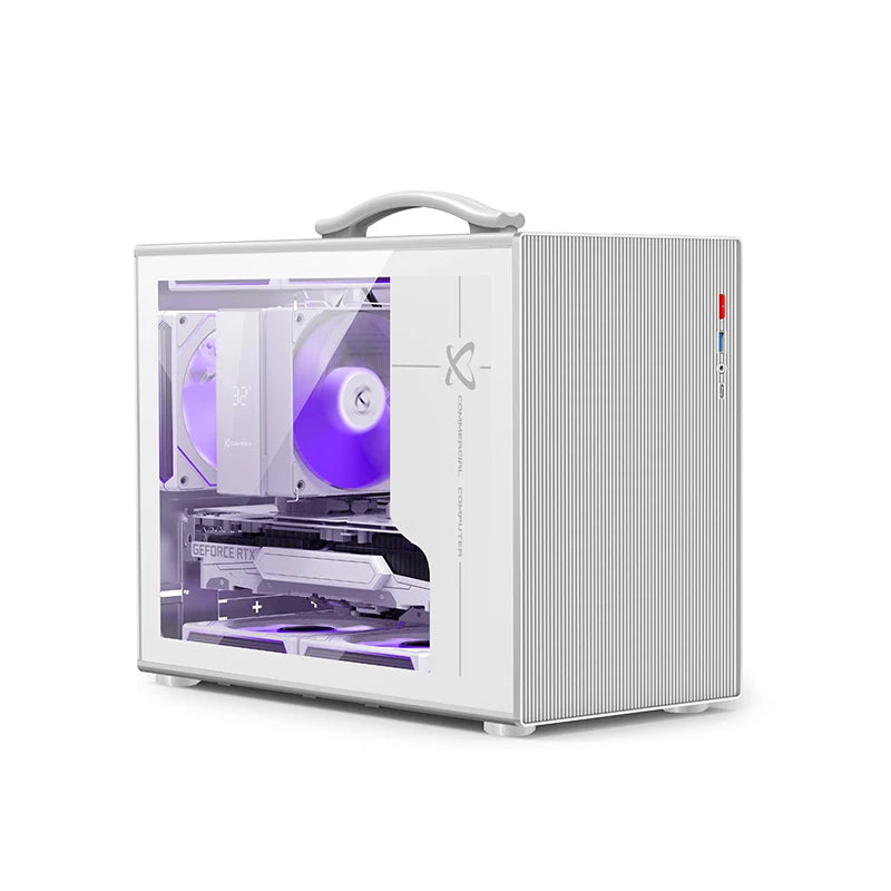 Power train X-Gamerx M1 PC gaming case M-ATX glass side-transparent portable mini computer case ATX SFX Power supply