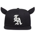 Unisex Personality Letter Embroidery Ox Horn Hip-hop Hats Outdoor Adjustable Casual Baseball Caps Sunscreen Hat