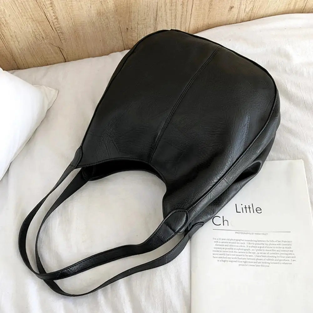 Women's Handbags Vintage Luxury Leather Shoulder Bag Designers Large Bag Modern Fashion Brand Female