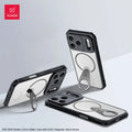 Xundd For iPhone 17 Pro Max 17 Air 17 Pro Magnetic Case with 360° Invisible Stand,PC+TPU Anti-fingerprint Anti-drop Phone Cover