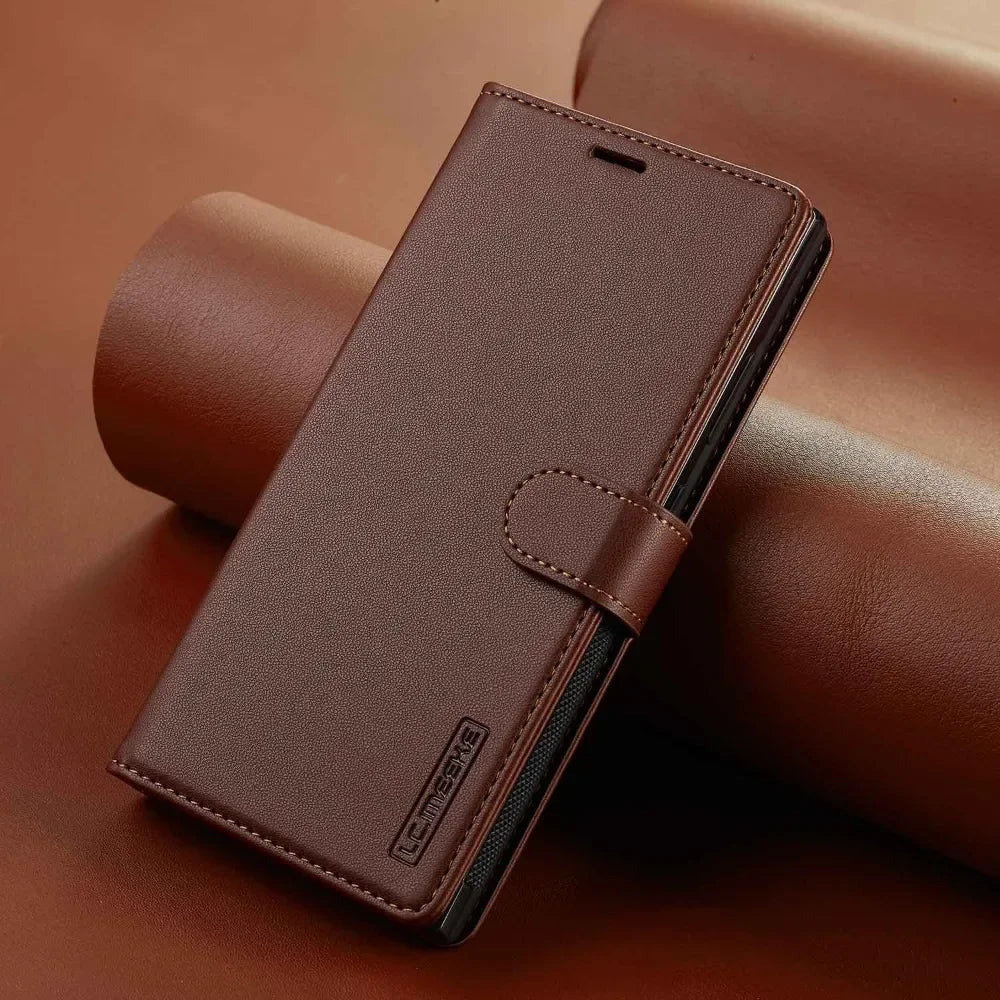 Detachable Wallet Case For Samsung Galaxy S25 Ultra S24 FE S23 + Plus Card Holder Kickstand Shockproof Wrist Strap Flip Cover