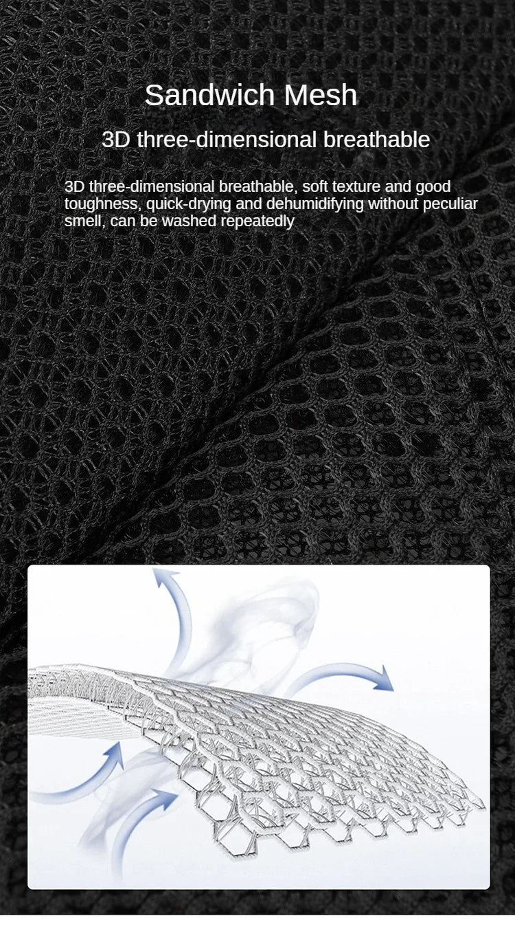 New Ventilated 12V 24V Cooling Car Seat Cushion Air Conditioned Heat Dissipation Ice Silk Pad Universal For Cars SUVs Trucks