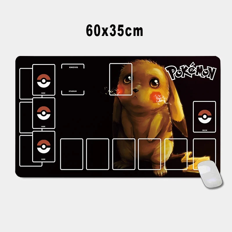 PTCG Pokemon Iono Rosa Eevee Snorlax Animation Characters Single Table Mat Battle Pad Classics Anime Collection Cards Toy Gift