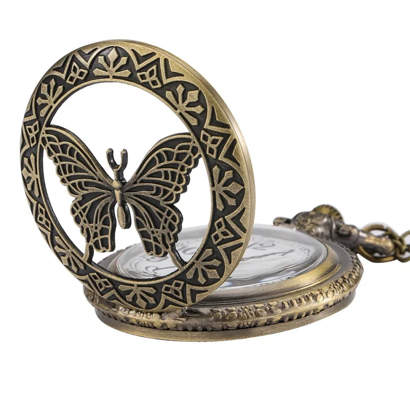Bronze Butterfly Men's and Women's Quartz Watch Animal Theme Men's and Women's Watch