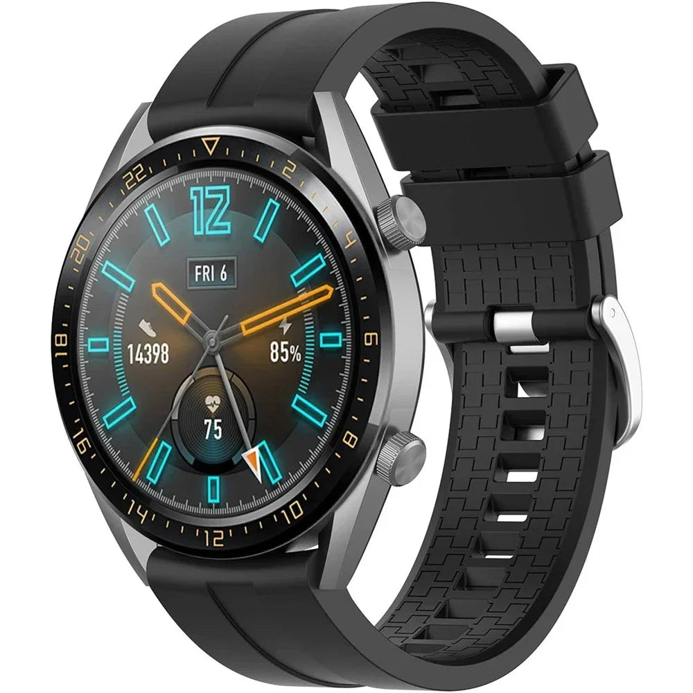 Silicone Breathable Band For Fossil gen 6 44mm Gen6 5 5e/Gen 5 LTE 45mm Strap Bracelet Replacement 20mm 22mm Sports Accessorie
