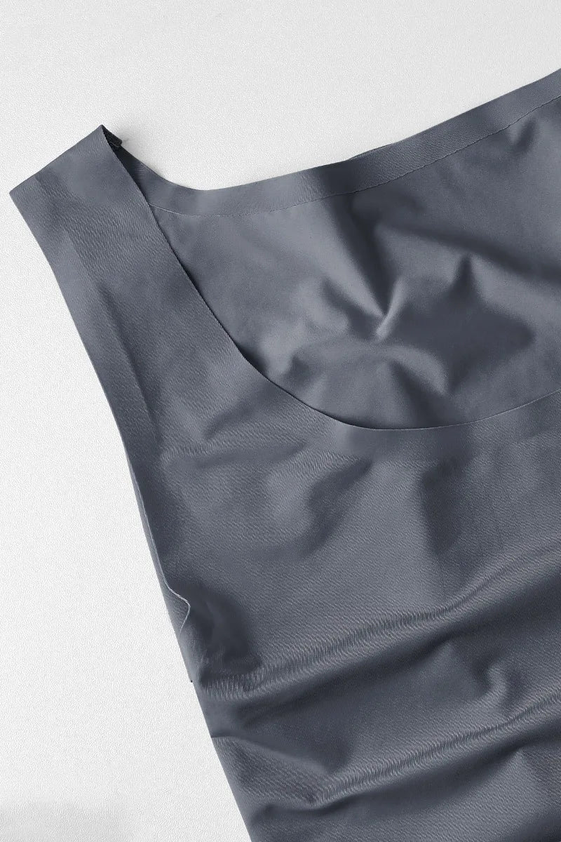 Waistcoat men ice silk seamless wear undershirt men sleeveless underwear pure white sports hurdles summer thin base shirt