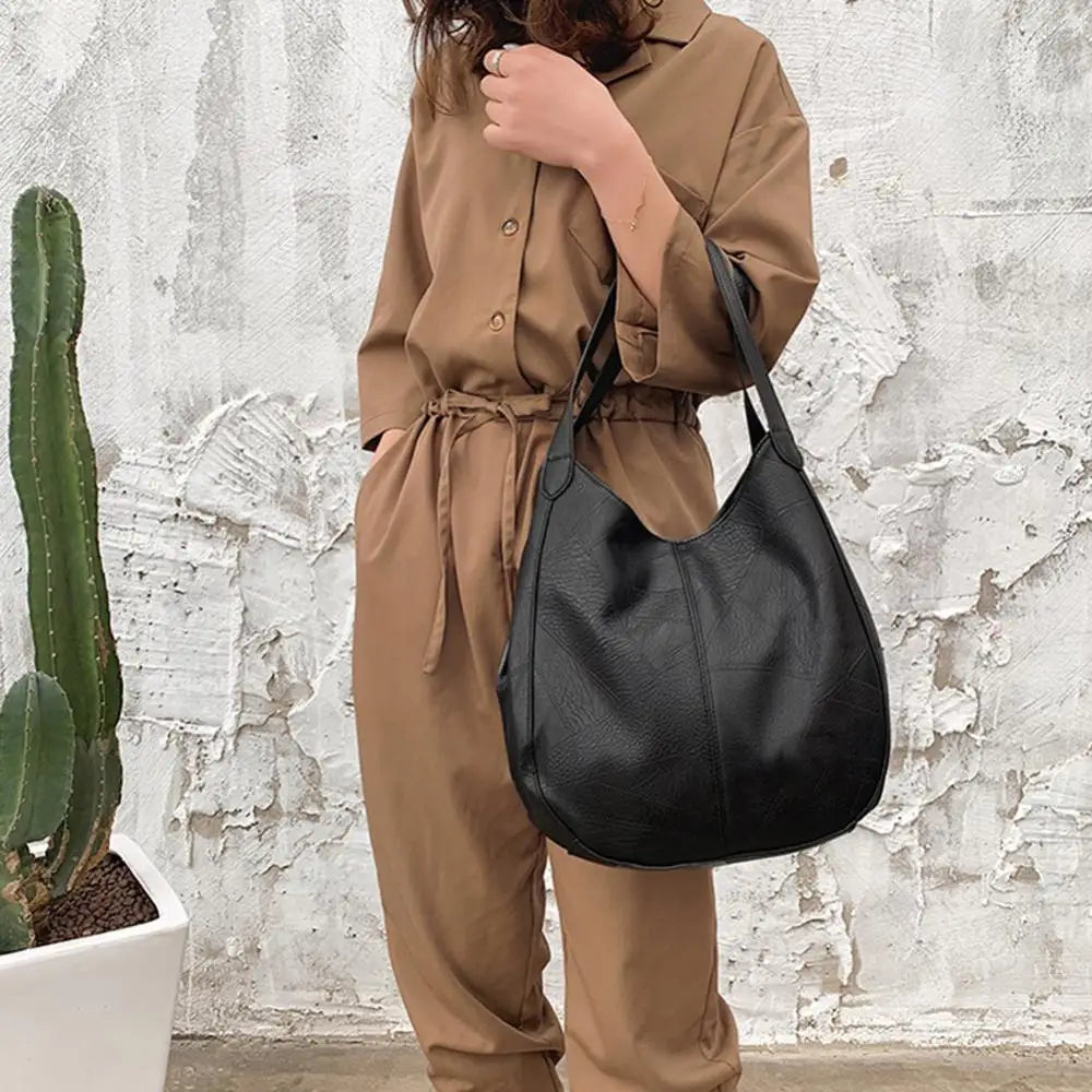 Women's Handbags Vintage Luxury Leather Shoulder Bag Designers Large Bag Modern Fashion Brand Female