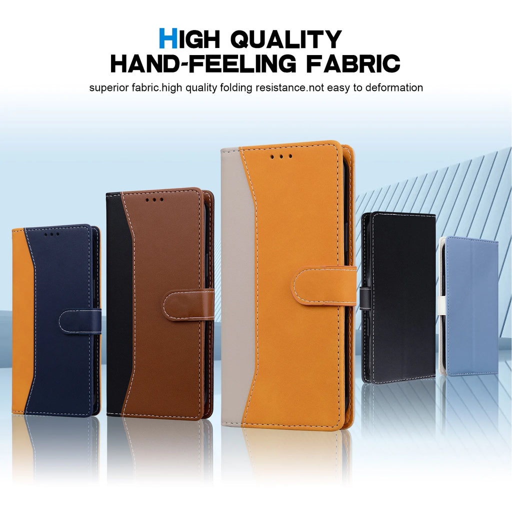 Magnetic Flip Leather Cover Wallet Case For Motorola Moto E15 E14 E13 E20 E30 E40 E22 E22i E32 E32s 4G/5G