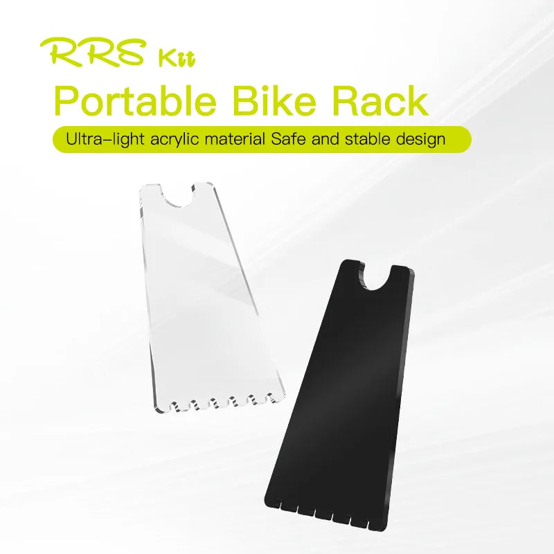 Portable Bicycle Stand For Brompton Adjusting Cleaning Repairing Mountain Bike Bicycle Accessories Clear Acrylic Support