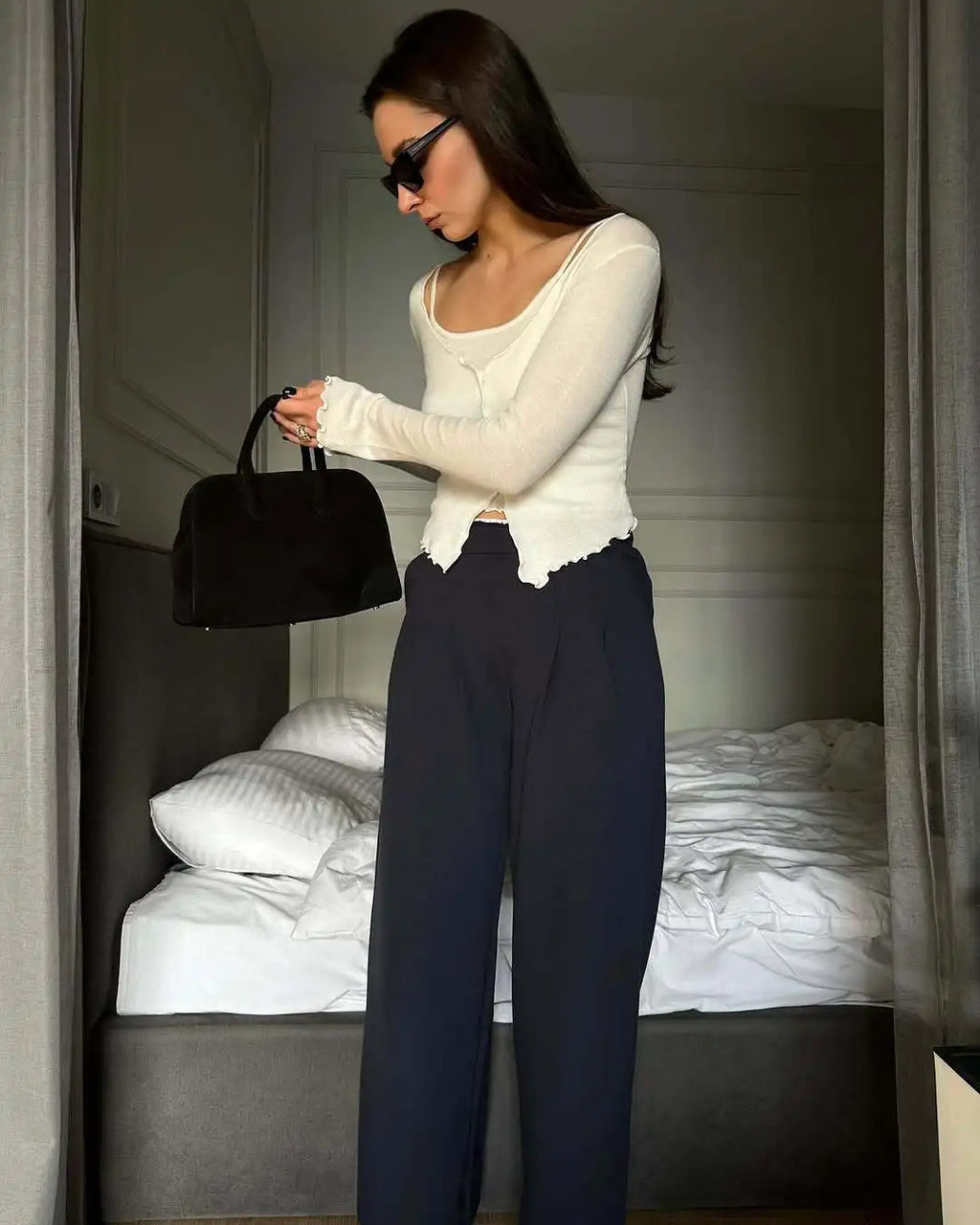 TARUXY Fashion Splice Knitted T shirt Cardigan Women's Slim Long Sleeve Single Breasted Sweater Top Female Casual Solid Outwear