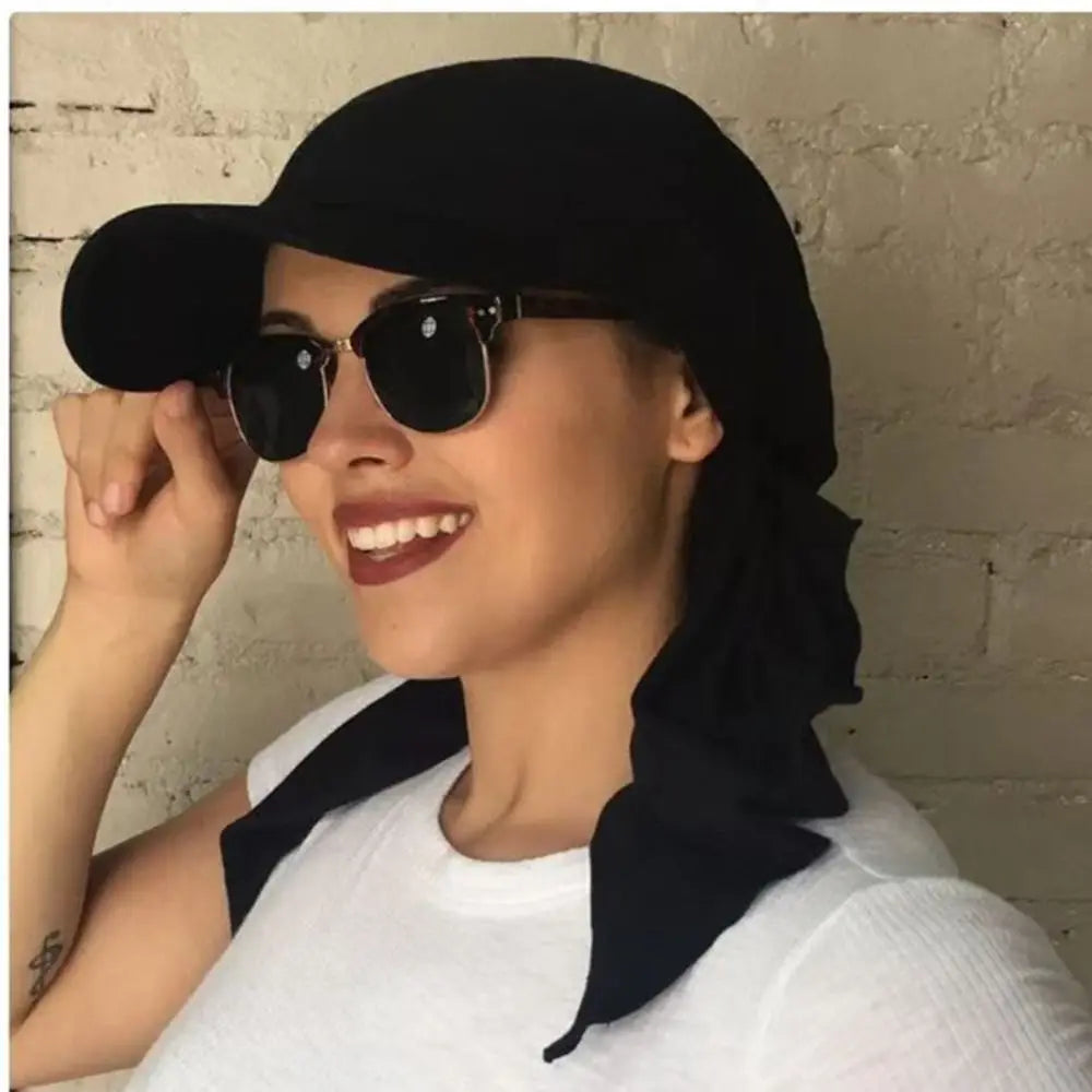 Casual Solid Color Headscarf Baseball Cap Turban Cap Nylon Sunscreen Beach Hats Sunscreen Hat Baseball Hat Hijab Shawl Sports