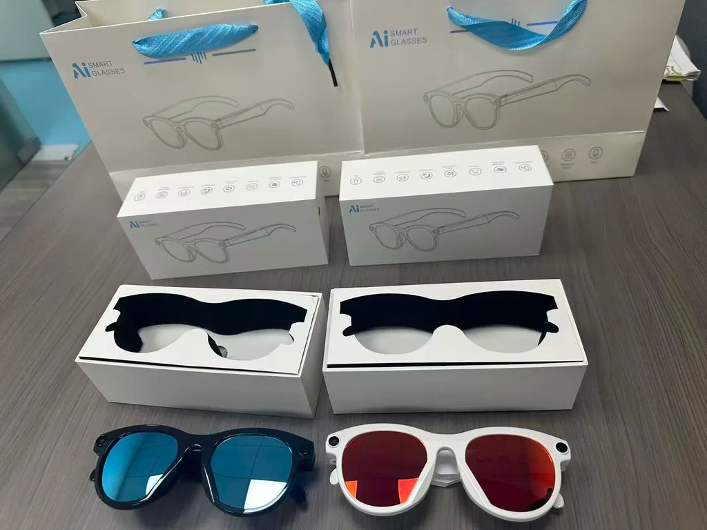 AI Smart Camera Glasses for Men And Women with Real-Time Translation Object Recognition Video Recording And Bluetooth Calling