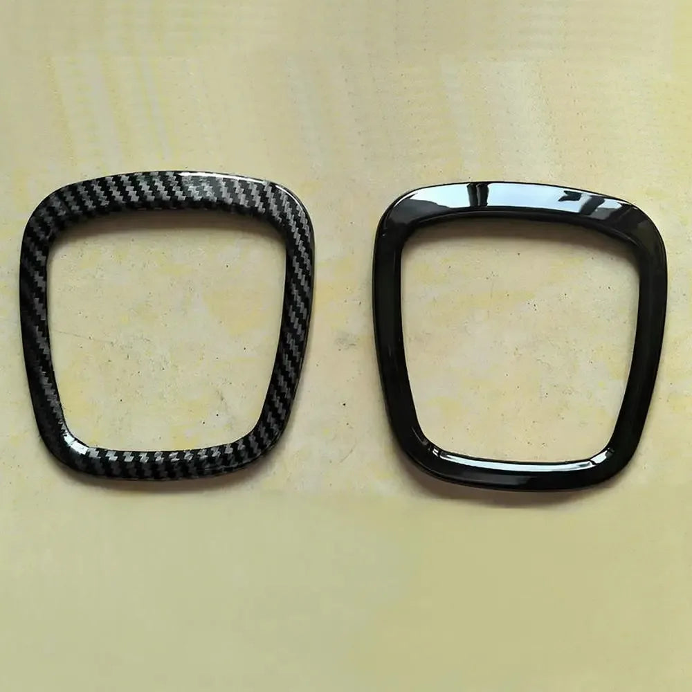 1Pcs For Audi A4 B6 B7 B8 A6 C6 A5 Q7 Q5 A3 8P S3 ABS Auto Steering Wheel Center Panel Logo Frame Decorative Circle