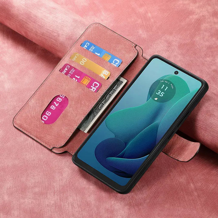 Edge 50 60 Fusion 5G Flip Case For Motorola Edge 60 Pro Detachable Leather Wallet Funda Moto Edge 50 Neo 60s Pro 70 S50 Cover