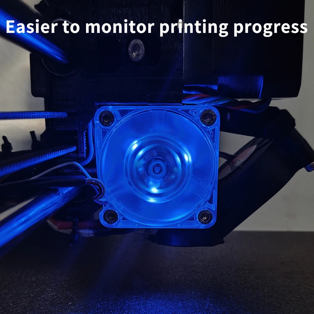 LED 4010/3010/2510 12V/24V FAN RGB High Cooling Performance 3D Printer Fan for Prusa Emder Voron Vzbot