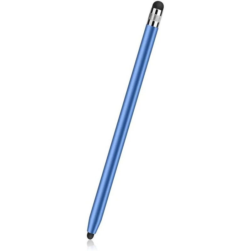 1pc High Quality Universal Pencil Double Silicon Head Touch Capacitive Screen Stylus Caneta Capacitive Pen For Tablet Smartphone