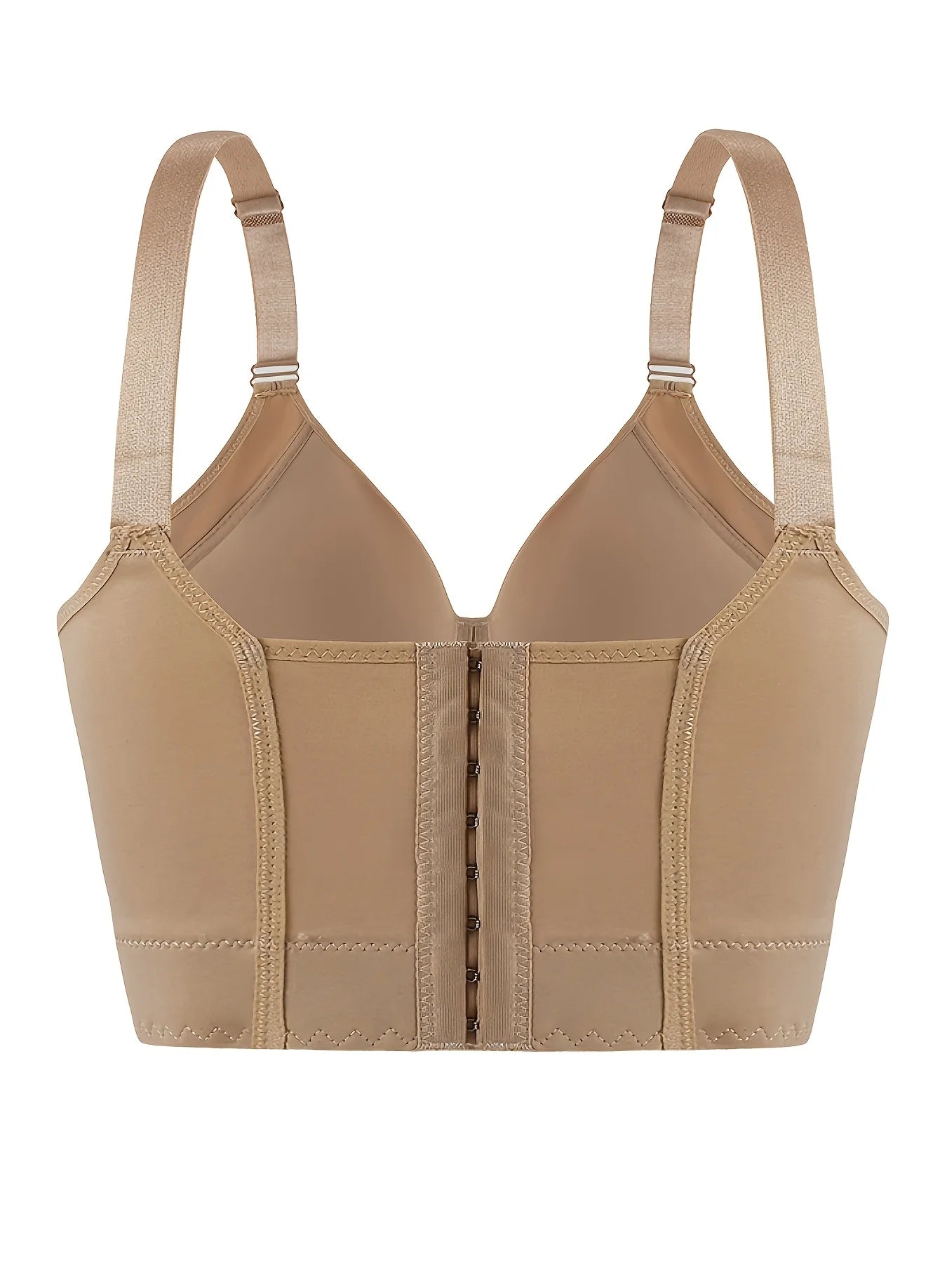 European size of underwear  with steel rims, gathered together to prevent sagging, sporty and beautiful back, deep V-bra