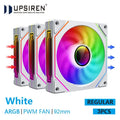 UPSIREN UF-9 PRISM 4 PRO Computer Chassis Fan，92mm ARGB 4 Pin PWM Quiet Cooling Fan 12V Large Air Volume