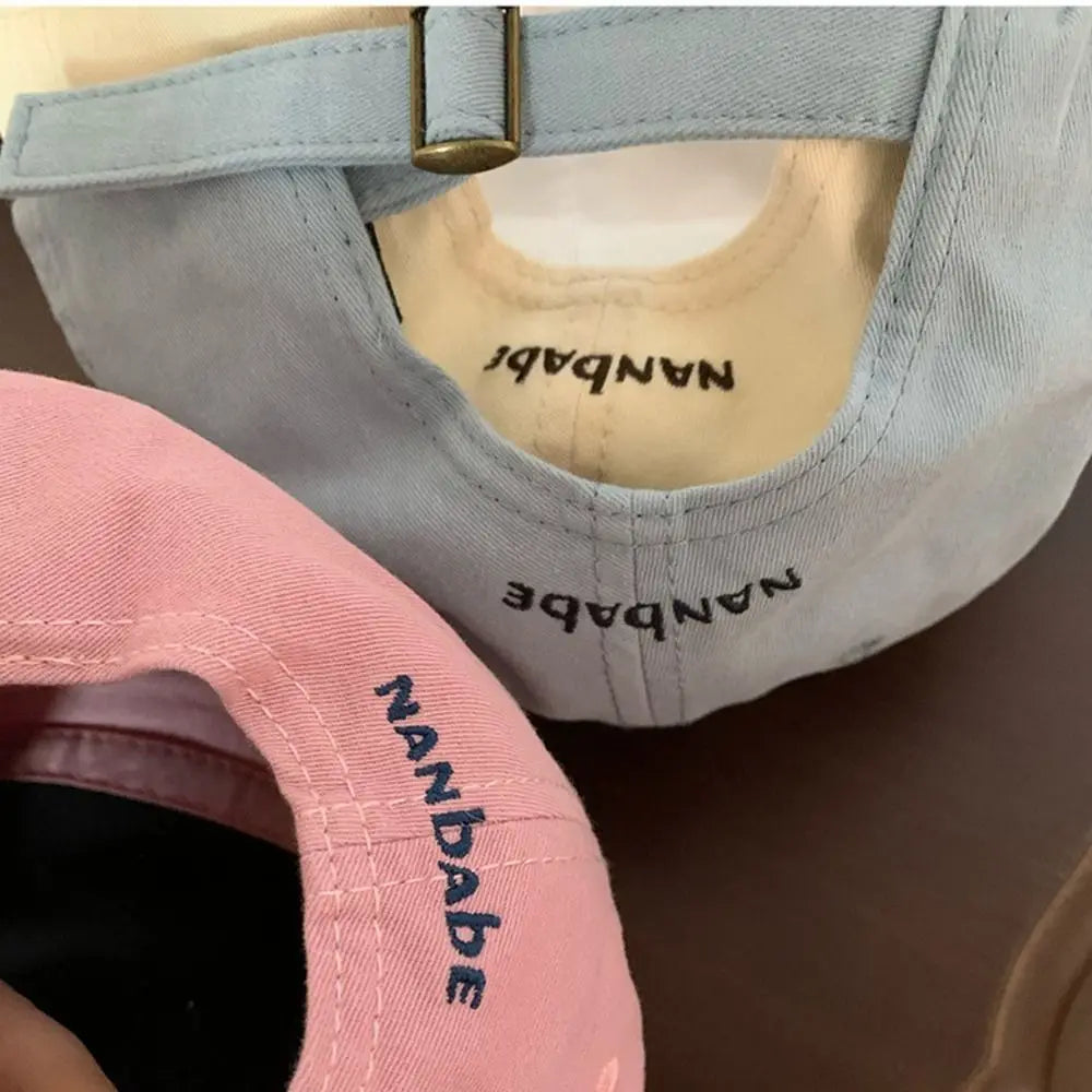 Retro Embroidered Embroidery Baseball Cap Animals Peaked Cap Canvas Baseball Hat Sunscreen Hat Cotton Sun Hat Girl